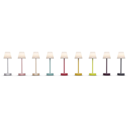 Newgarden Lola Slim lámpara mesa LED batería, rosa en oferta