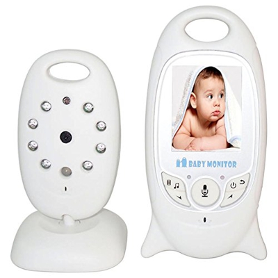 Mengshen® Video Baby Monitor Audio bidireccional con pantalla LCD de color de 2.0 "Intercomunicador inalámbrico de vigilancia de la visión nocturna in