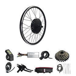 Kit de conversión SCHUCK 48 V 1500 W, rotación trasera de 26 pulgadas con pantalla LCD4, kit de conversión para bicicleta en oferta