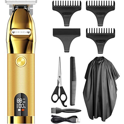 Hair Trimmer Barber Ace, OriHea barber pro, USB inalámbrico recargable electric pro li, detalle de cero espacios Barber Shaver Barber Hair Trimmer. Cu