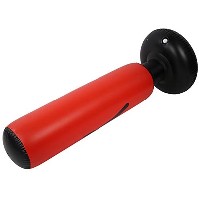 CUEA Bolsa de Boxeo Plegable práctica de descompresión de 61 Pulgadas, Bolsa de Boxeo Inflable con Soporte, niños practicando Boxeo para aliviar el es