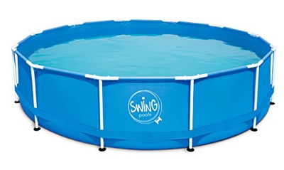 Ambientehome Frame Piscina, Azul, 305 x 305 x 76 cm, 4542 L, 26026