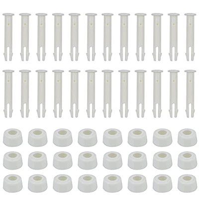 Ysislybin Pines para piscina con pin, 24 unidades, 6 cm, con tapa, accesorios para piscina