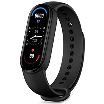 Xiaomi Mi Band 6 Pulsera Inteligente - Pantalla 1.56", Prueba Oxígeno en Sangre, 30 Modos Deportivos, Seguimiento Actividad, Monitoreo Ritmo Cardíaco,