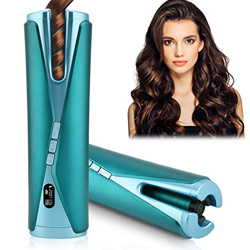 Rizador Automático, Morasa Rizador pelo Inalámbrico, Rizador Rulo con Pantalla LCD y Temperatura Ajustable, USB Portátil Recargable Rizador Inalámbric en oferta