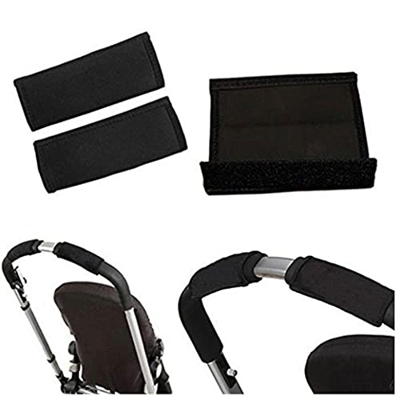 Berrywho Accesorios Cochecito de bebé 1Pair bebé Cochecito Cochecito de la Manga de la manija del Manillar Mano Silla de Paseo Cubierta del Cochecito 