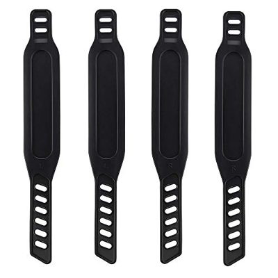 4 Piezas de Correas de Pedal para Bicicleta de Ejercicio, Longitud Ajustable Correas de Pedal Se Adapta A La Mayoría de Los Pedales de Bicicleta Bicic