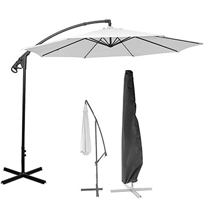 Sombrilla Voladiza Parasol Excentrico, Parasol excéntrico Banana Exterior Dispersos como Apto para jardín y camping