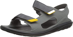 Crocs Swiftwater Molded Expedition Sandal, Sandalias de Punta Descubierta para Hombre, Negro (Black/Black 060), 41/42 EU características