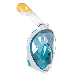 Máscara de Buceo con Diseño Facial Completo,Máscara de Snorkel con Visión Panorámica de 180 Grados y Montura Compatible con GoPro Gafas de Buceo con S características