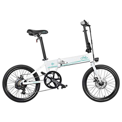 Bicicleta eléctrica Plegable para Adultos FIIDO D4S, Bicicleta de montaña para Hombre de 20" con Motor de 250 W, batería de 36V 10,4Ah (Blanco) precio