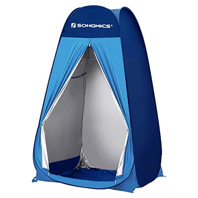SONGMCIS Tienda Ducha, Tienda portátil, Tienda de privacidad, Plegable con Bolsa de Transporte, para Acampar al Aire Libre, sesión de Fotos en Interio