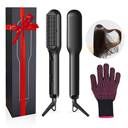 planchas del pelo SPRIME cepillo alisador plancha de pelo iónica anti-quemaduras Cerámica plancha pelo,5 Temperatura ajustable 140-220 ℃,Apagar Automá características