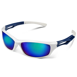 Duduma Gafas de Sol Deportivas Polarizadas Para Hombre Perfectas Para Esquiar Golf Correr Ciclismo TR90 Súper Liviana Para Hombre y Para Mujer (marco  en oferta