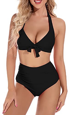 UMIPUBO Bikinis Mujer Traje de Baño Conjunto Bañador Ropa de Playa Dos Piezas Inclinarse Bikini Sets Push up Sujetador Acolchado Bra Tops y Braguitas 