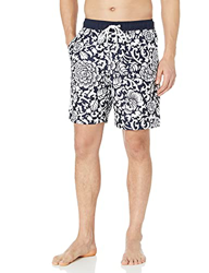 Amazon Essentials Bañador de 9"de secado rápido fashion-swim-trunks, Black Vintage Floral, US M (EU M) en oferta