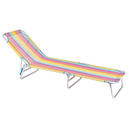Tumbona Playa Cama de 3 pies de Aluminio y textileno (Rainbow) precio