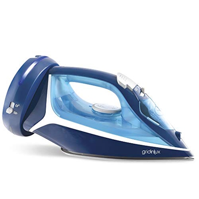 gridinlux | Plancha inalámbrica Iron Lux 2600 | Base cerámica | Salida de Vapor 26 g/min | Golpe de Vapor 700 MG | Sistema de Seguridad | Sistema Anti