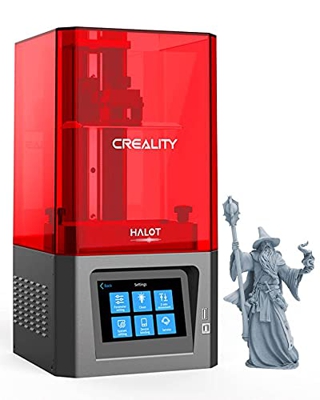 Creality Impresora 3D HALOT-One / CL-60 impresoras 3D de Resina LCD de fotopolimerización UV con CPU Arm de 64 bits y 4 núcleos, LCD Monocromo de 2K, 