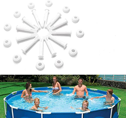 Imagen de 12/24piezas De PláStico Para Juntas De Piscina Y Sellos De Goma,Para Piscinas Intex De 13'-24 'Con Estructura MetáLica Redonda Sobre El Suelo,Piscinas al mejor precio 12/24piezas De PláStico Para Juntas De Piscina Y Sellos De Goma,Para Piscinas Intex De 13'-24 'Con Estructura MetáLica Redonda Sobre El Suelo,Piscinas en oferta