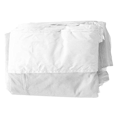 FLAMEER Sombrilla de jardín Exterior mosquitera Cubierta 3m de diámetro para sombrillas de Patio mesas - Blanco