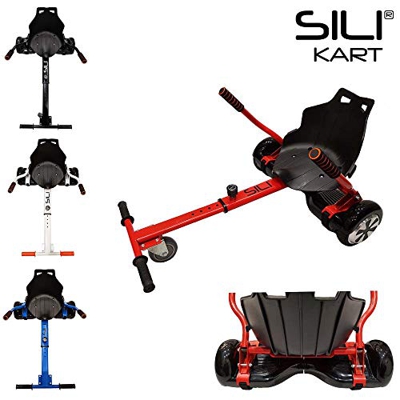 SILI Kart - Accesorio Gokart Gocart Buggy Ajustable para Adaptarse a la Scooter eléctrico Inteligente de Auto Equilibrio de 2 Ruedas - Se Adapta a 6.5