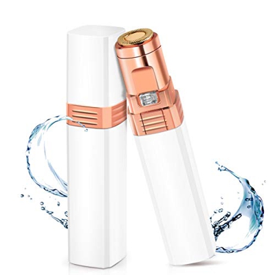 Depiladora Electrica Para Mujer, Mini Lápiz Labial Depilador Electronico Por Cara Axila Piernas Cuerpo, USB Carga, Mujer Depiladora Facial Para Cejas 