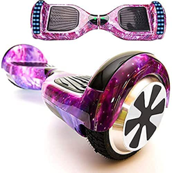 Magic Way Hoverboard - 6.5" - Bluetooth - Motor 700 W - Velocidad 15 km/h - LED - Patinete Eléctrico Auto-Equilibrio - para niños y Adultos (púrpura G precio