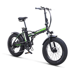 Shengmilo Bicicleta Eléctrica Plegables Fat Bike Ebike,500W Motor 35 km/h, Bici Electricas Adulto con Ruedas de 20", Batería 48V 15Ah, Asiento Ajustab precio