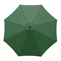 RNSUNH Toldo de repuesto para sombrilla de 3 m, para exteriores, con 8 varillas para patio, patio trasero, playa (solo toldo) precio