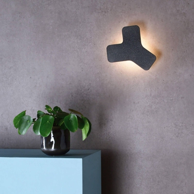 Aplique LED Ypsilon, gris oscuro