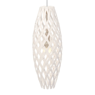 david trubridge Hinaki colgante 50 cm blanco
