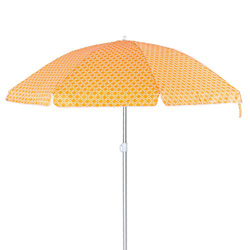 LOLAhome Sombrilla Playa Parasol Naranja de Aluminio de Ø 220 cm precio