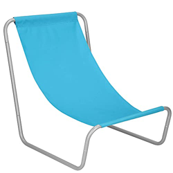 SPRINGOS Tumbona de playa compacta con bolsa de transporte, plegable, tamaño: 50 x 60 x 52 cm, con tela Superstar entre las sillas de playa (azul) precio