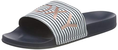 Roxy Slippy Sandal for Women, Sandalias deslizantes. Hombre, Azul índigo, 39 EU