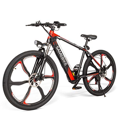 SAMEBIKE Ebike Bicicleta Electrica Montañade, 26 Pulgadas Mountain Bike para Adultos Motor 350W 48V 8AH, Bicicletas Eléctricas Hombre Mujer I Shimano 