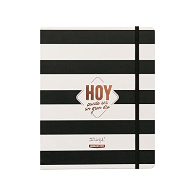 Mr. Wonderful Agenda clásica 2021-2022 Semana vista - Hoy puede ser un gran día, Multicolor