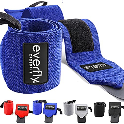 EVERFLY Muñequeras Crossfit Gym Ajustables 2 uds - Deportiva Musculación Gimnasio Calistenia - Hombres y Mujeres - Halterofilia Flexiones Fitness - Le