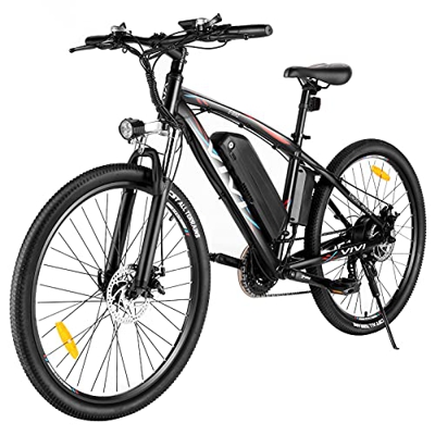 VIVI Bicicleta Eléctrica de Montaña 27,5'' E-Bike Bicicleta Eléctrica para Adultos 500W Bici Electrica con Batería Extraíble De Litio 48V 10Ah, Shiman