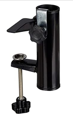 Soporte Sombrilla Barandilla,Ajustable Paraguas Fijación Clip,Abrazadera de paraguas,para sujetar en barandillas de balcón,soportes de fijación para p