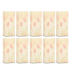 Caja de papel de lápiz labial, material de lápiz labial de bricolaje Tubo de labios Embalaje Caja de cartón vacía(Caja de tulipanes F3) en oferta