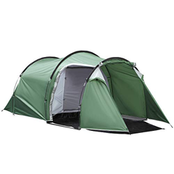 Outsunny Tienda de Campaña Familiar 3-4 Personas Plegable Impermeable 2000+ mm a Prueba de UV 20+ con Vestíbulo para Camping Senderismo Festivales 426 en oferta