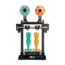 JGMAKER Artist-D Pro Impresora 3D, extrusora independiente doble con boquilla Meanwell de alimentación de cambio rápido, alimentación directa PLA, TPU características