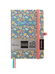 Finocam Agenda 2021 2022 Semana vista apaisada Julio 2021, Diciembre 2022 18 meses M3, 100x150 Minimal 18 Meses Girl Multilingüe precio