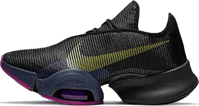 Nike Wmns Air Zoom SUPERREP 2, Zapatillas Deportivas Mujer, Black Cyber Red Plum Sapphire Thunder Blue Hyper Violet, 39 EU