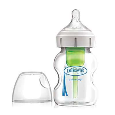 Dr. Brown's   WB51700P4 - Biberon Boca Ancha 150 Ml Pp Cristal Options+