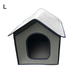 Casetas para perros plegables para exteriores, casa portátil para perros al aire libre, interior, impermeable, resistente a la intemperie, refugio par en oferta