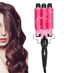 Varita de Rizador de 3 Barriles, Rizador de Pelo Eléctrico de Cerámica para Cabello largo o Corto, Rizador de Ondas de Cabello, Herramienta de Peinado características