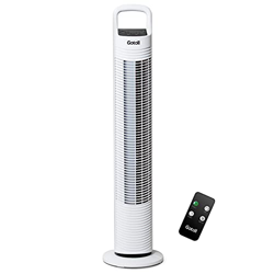 Gotoll Ventiladores de Torre 32"(81,5cm),Ventilador de Pie con Mando a Distancia y Oscilación de 70°,Ventilador de columna sin Aspas,Ventilador de Ped en oferta