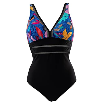 Mermaid Bikini de Mujer Traje De Baño 2 Piezas, Conjunto De Bikini con Estampados, Ropa De Baño Mujer para La Playa, Piscina, Talla 48